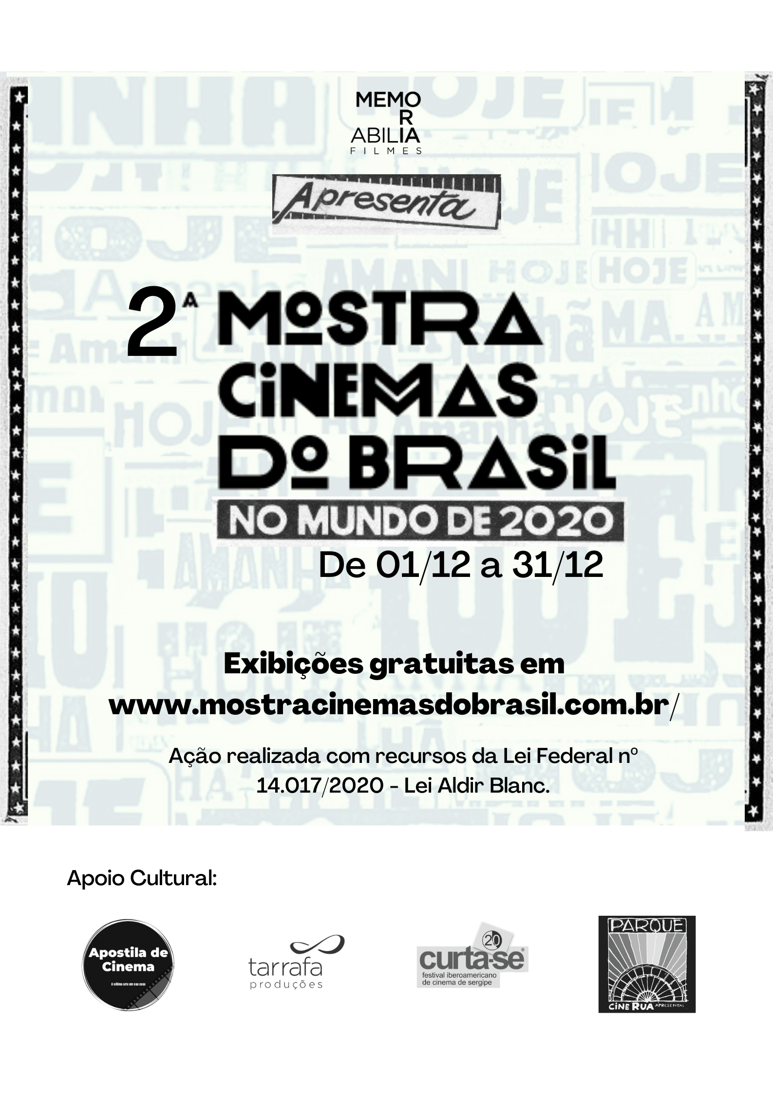 Mostra Cinemas do Brasil Pôster