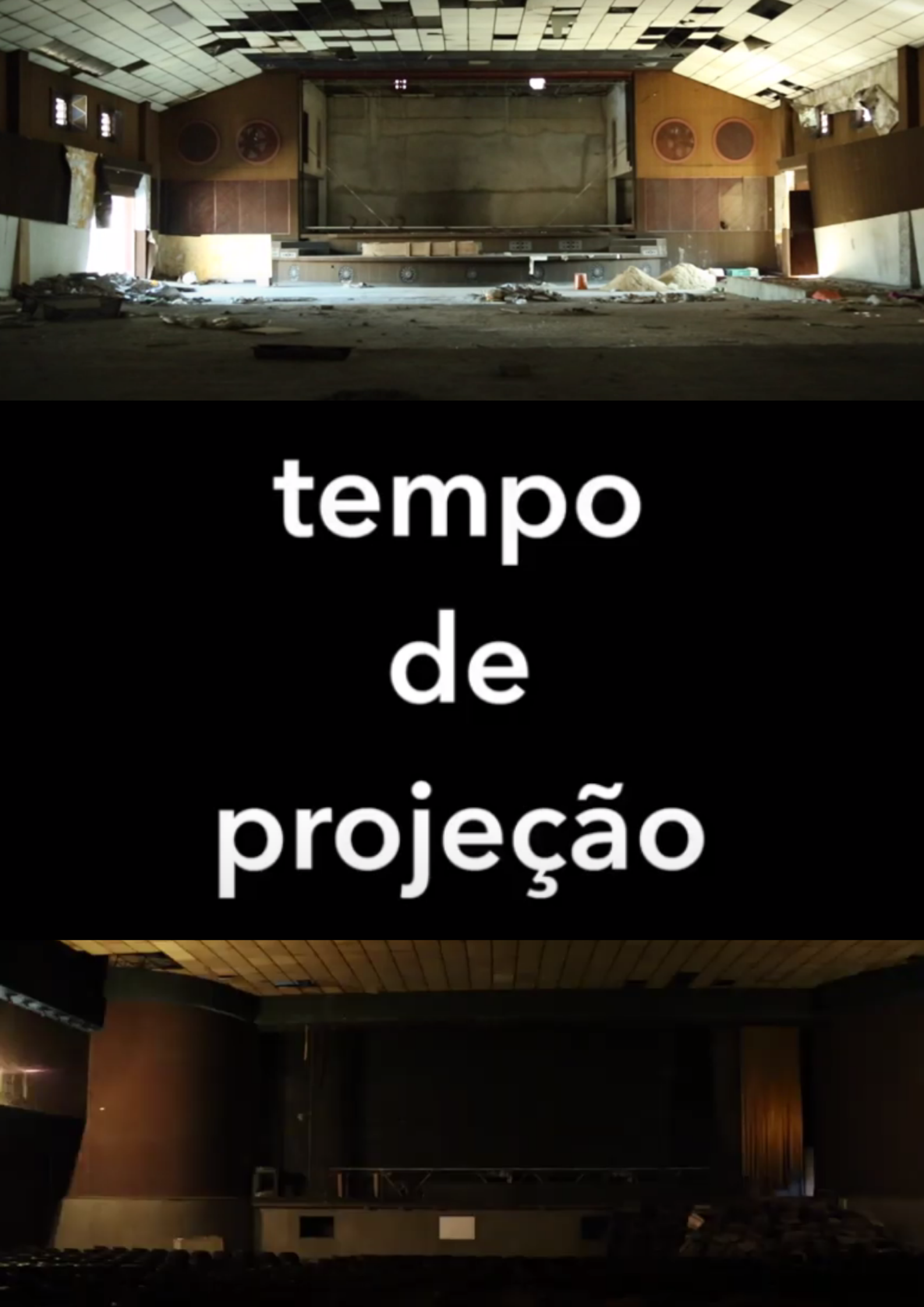 Tempo de Projeção Documentário Tiago Monteiro Pôster
