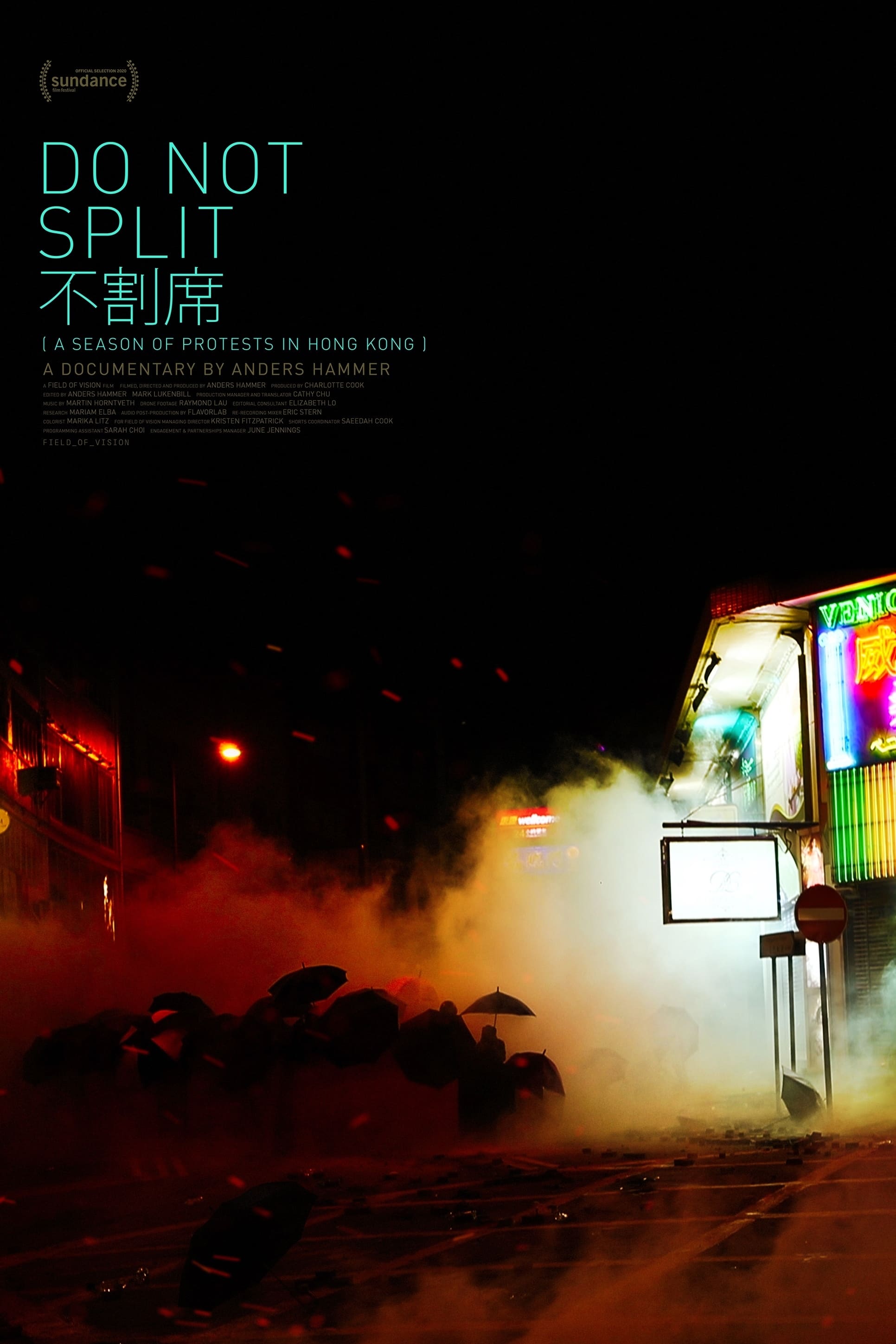 Do Not Split Crítica Documentário Hong Kong China Oscar 2021 Pôster
