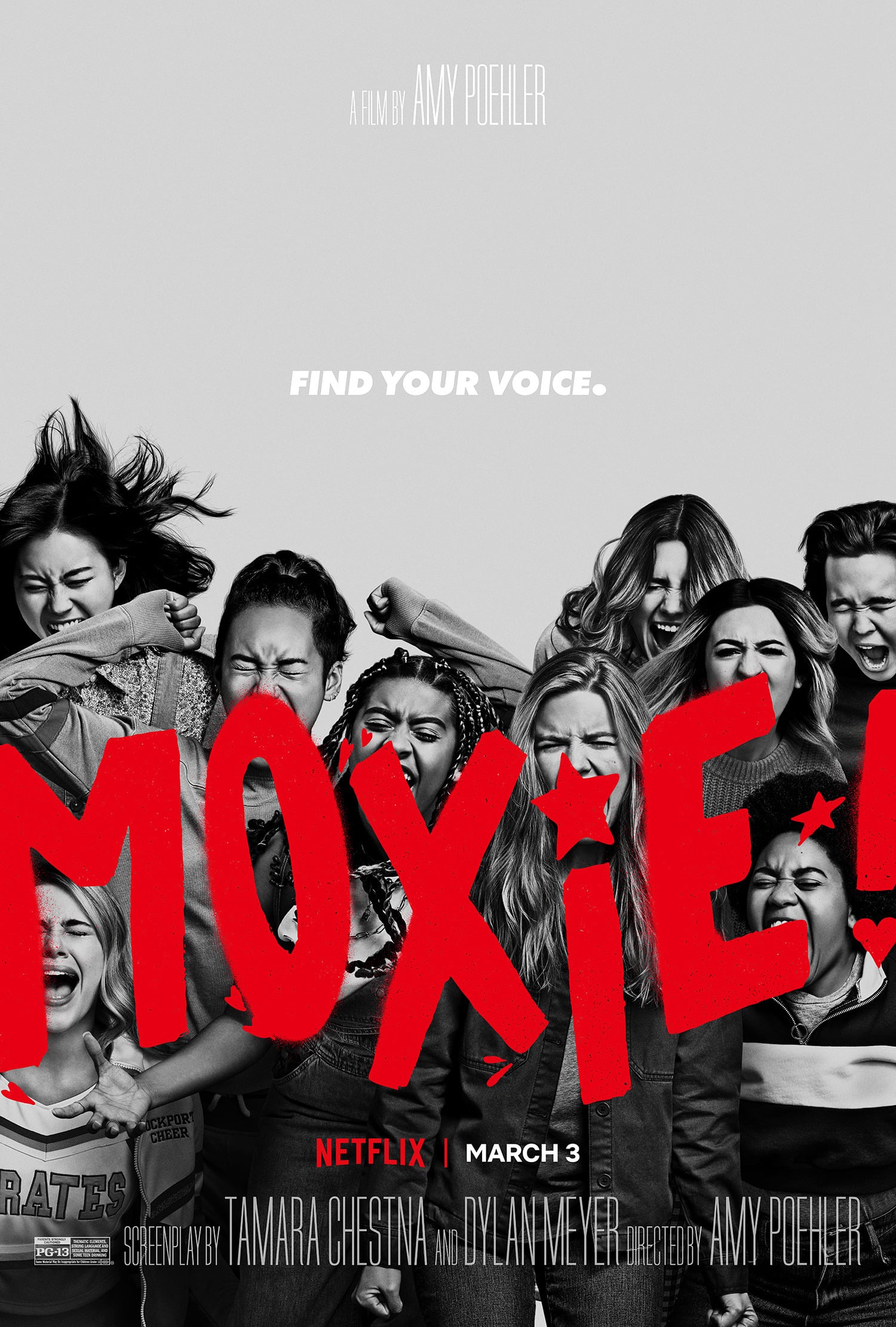 Moxie: Quando as Garotas Vão À Luta Filme Netflix Crítica Pôster