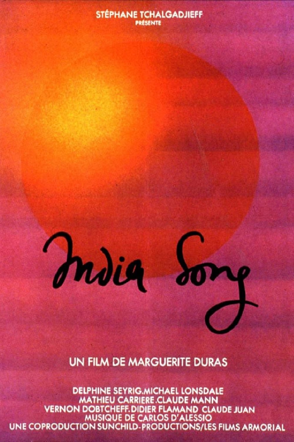 India Song Crítica Filme Marguerite Duras Pôster