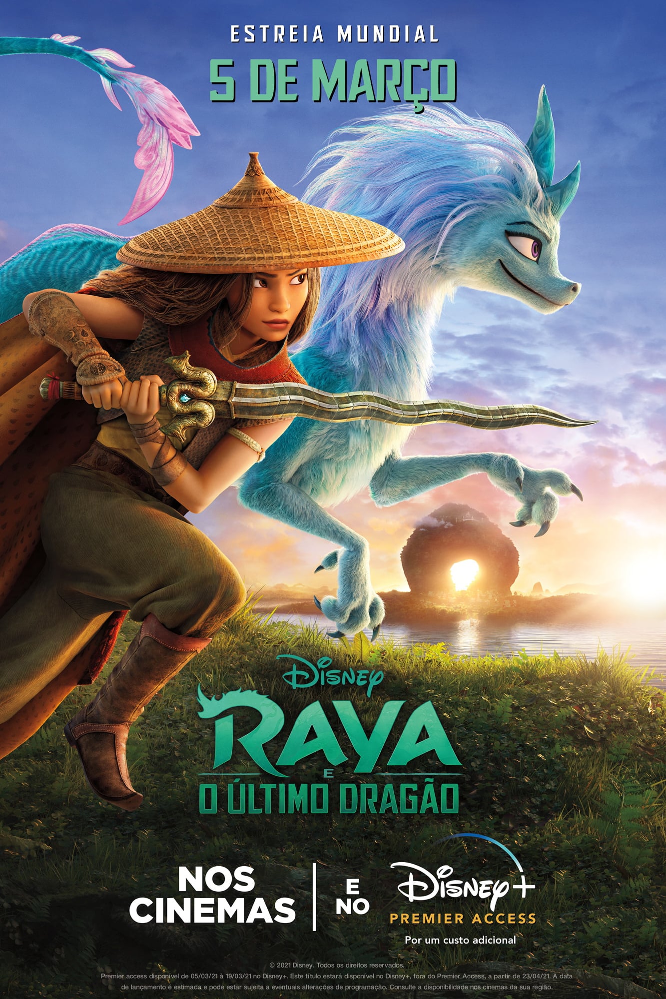 Raya e o Último Dragão Crítica Filme Disney+ Pôster