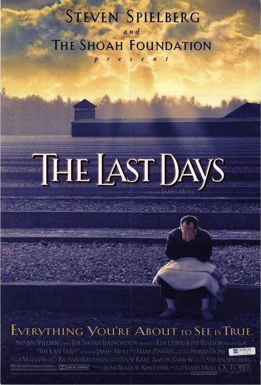The Last Days Documentário 1998 Filme Crítica Pôster