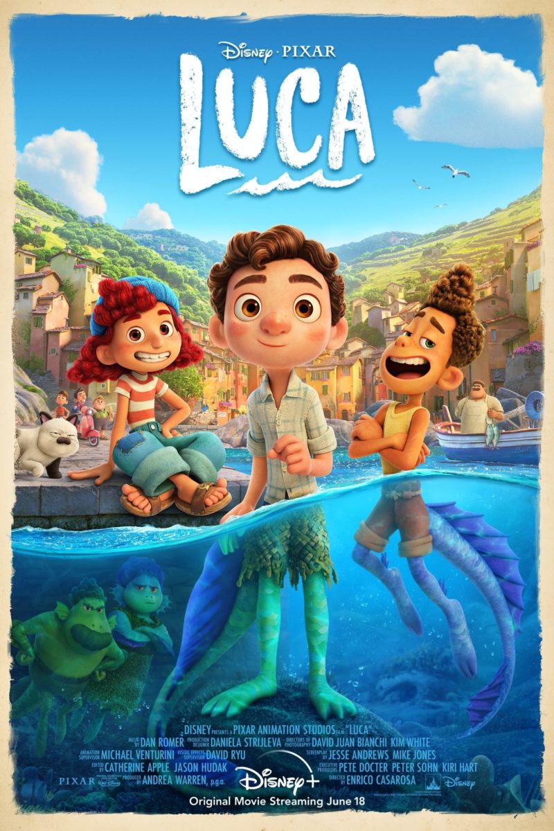 Luca Filme Pixar Animação Disney 2021 Crítica Pôster