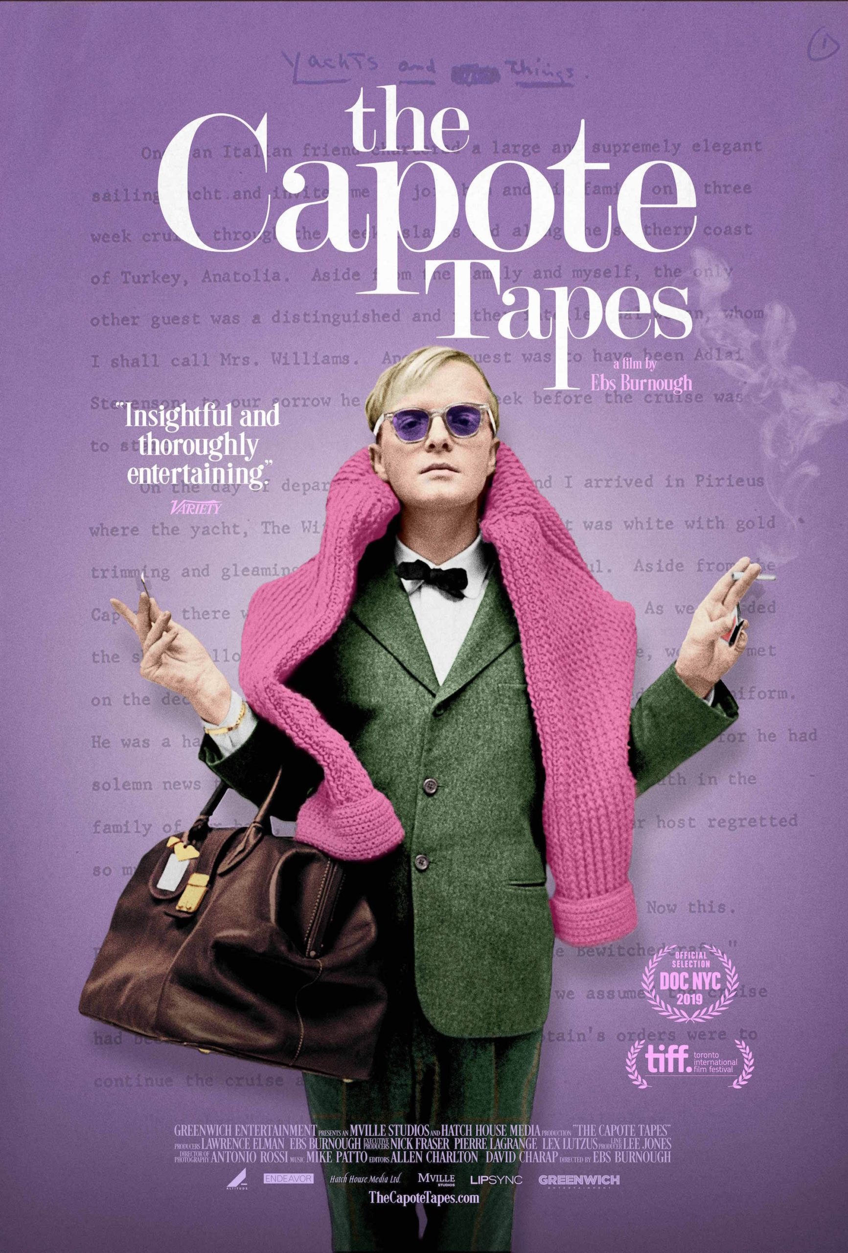 Súplicas Atendidas: Os Arquivos de Capote Documentário The Capote Tapes Crítica Filme Pôster