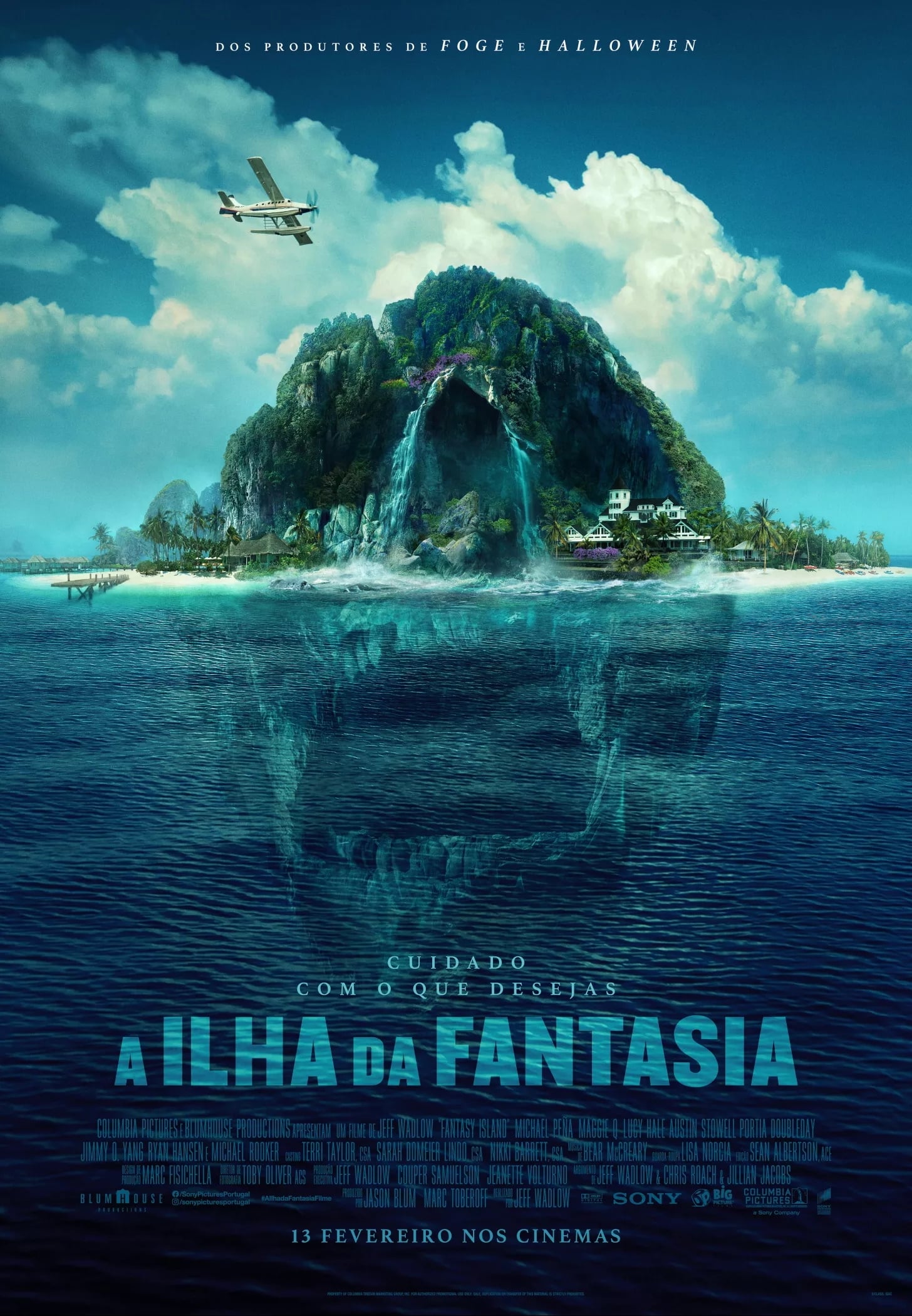 A Ilha da Fantasia Filme Crítica Pôster