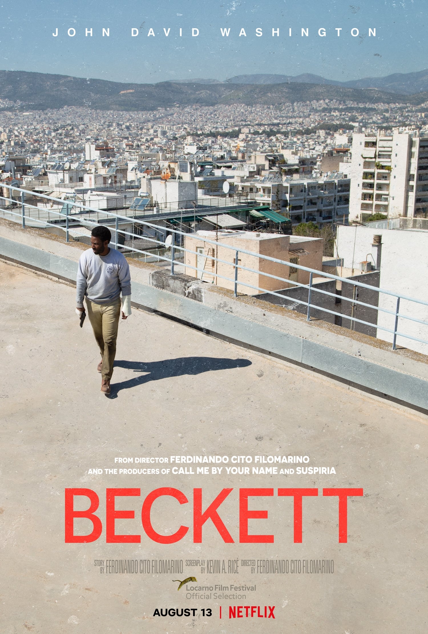 Beckett Filme Netflix Crítica Pôster