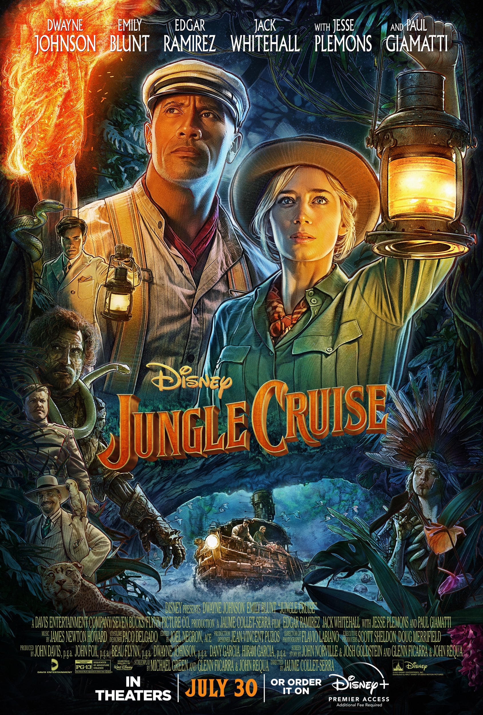 Jungle Cruise Crítica Filme Disney+ Pôster