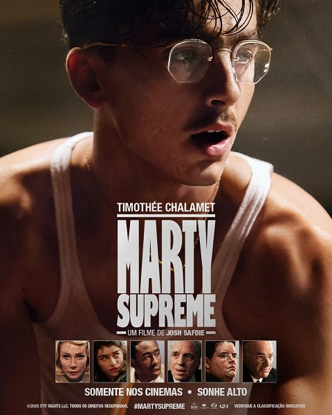 Marty Supreme 2025 Crítica do Filme Apostila de Cinema Cartaz